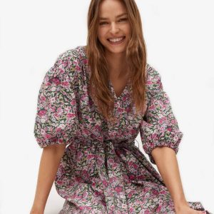 Pink Floral Dress